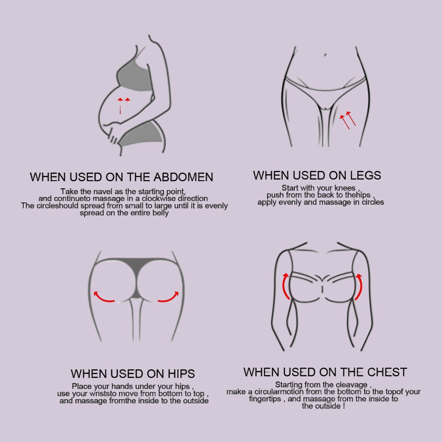 Remove Pregnancy Stretch Marks Cream Improves Elasticity Fade Growth Lines Smoothing Nourishing Moisturizing Firming Skin Care